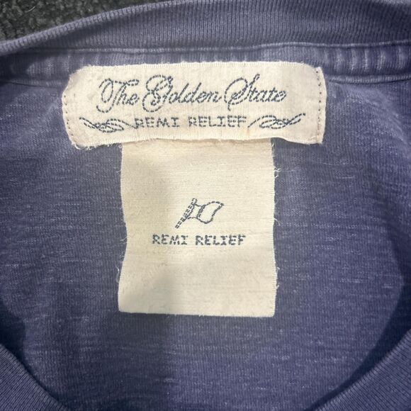 Remi Relief Men's Navy T-shirt - Picture 3 of 3